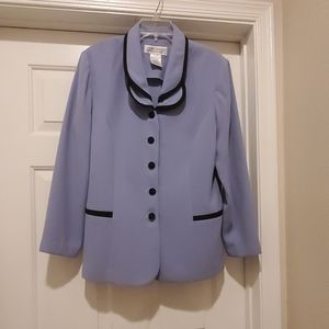 Black and Sky Blue Blazer